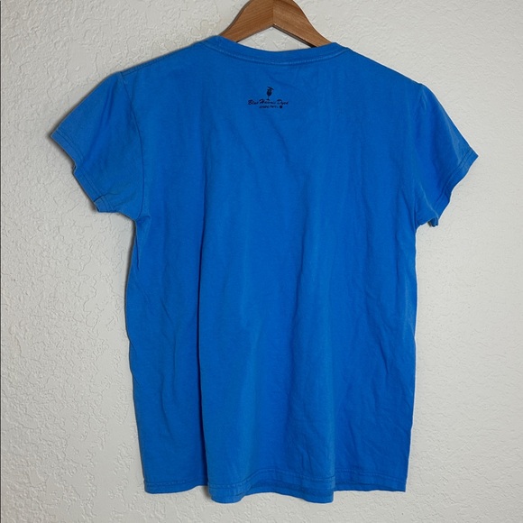 NEW Crazy Shirts Hawaiian T-Shirt Blue Corgi Dog Graphic Life is Short Women’s - Picture 5 of 7